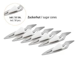 APS Mini-Feuerzangen Set, 6 Mini-Zuckerzangen Für Feuerzangenbowle