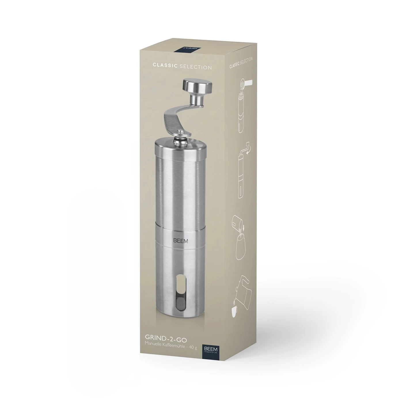 Kaffeemühle Handkaffeemühle Manuell Handmühle Keramikmahlwerk Mahlgrad Stufenlos 9 Kaffeemühle Handkaffeemühle Manuell Handmühle Keramikmahlwerk Mahlgrad Stufenlos – Bild 7