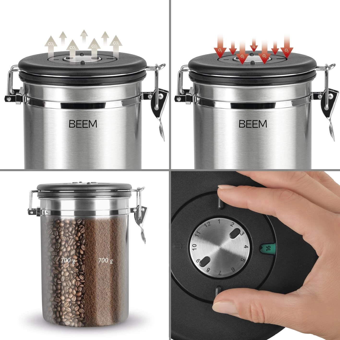 Vorratsdose In Silber 5 Vorratsdose In Silber – Bild 3