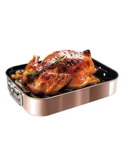 Bräter Mit Gestell In Roségold - (L)41,5 X (B)32 X (H)7,7 Cm -Küchenbedarf Geschäft berlinger haus brater mit gestell in rosegold l 41 5 x b 32 x h 7 7 cm 2