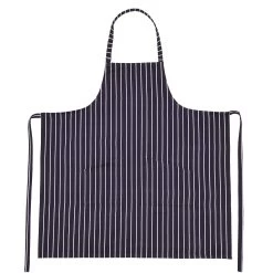 Schürze BUTCHERSTRIPE In Dunkelblau
