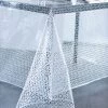 Outdoor-Tischdecke "Zilis" In Transparent/ Weiß