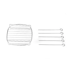 5,5-Liter Heißluftfritteuse Mit Spießregalsatz Weiß -Küchenbedarf Geschäft cosori 5 5 liter heissluftfritteuse mit spiessregalsatz weiss 7