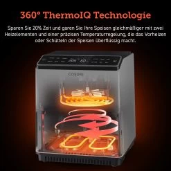 Cosori Dual Blaze XXL 6.4L Heißluftfritteuse, 1700W, Grau 14 Cosori Dual Blaze XXL 6.4L Heißluftfritteuse, 1700W, Grau -Küchenbedarf Geschäft cosori cosori dual blaze xxl 6 4l heissluftfritteuse 1700w grau 2
