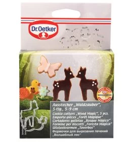 Dr. Oetker 5tlg. Set: Edelstahl-Ausstechformen "Waldzauber" -Küchenbedarf Geschäft dr oetker 5tlg set edelstahl ausstechformen waldzauber 2
