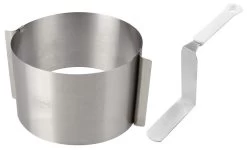 Dr. Oetker Verstellbarer Tortenring Und Winkelpalette, 16-30 Cm