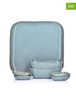 7tlg. Schalen-Set In Hellblau