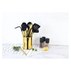 10 Tlg. Set Küchenhelfer-Set In Gold -Küchenbedarf Geschäft echtwerk 10 tlg set kuchenhelfer set in gold 2