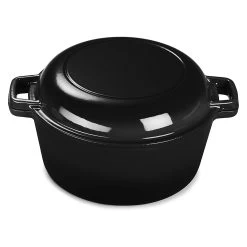 2 Tlg. Set Gusseisen Bräter Mit Deckel 3.5 L In Schwarz -Küchenbedarf Geschäft echtwerk 2 tlg set gusseisen brater mit deckel 3 5 l in schwarz 2