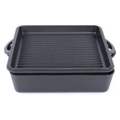 2 Tlg. Set Gusseisen Bräter Mit Deckel 6.5 L In Schwarz 13 2 Tlg. Set Gusseisen Bräter Mit Deckel 6.5 L In Schwarz -Küchenbedarf Geschäft echtwerk 2 tlg set gusseisen brater mit deckel 6 5 l in schwarz 3