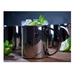 2 Tlg. Set Kupferbecher-Set 1 L In Schwarz -Küchenbedarf Geschäft echtwerk 2 tlg set kupferbecher set 1 l in schwarz 5