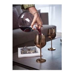 6 Er-Set Edelstahl Weinglas/Weinkelch Bruchsicher 500 Ml In Kupfer -Küchenbedarf Geschäft echtwerk 6 er set edelstahl weinglas weinkelch bruchsicher 500 ml in kupfer 5