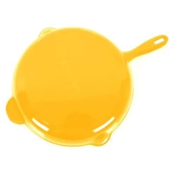 Gusseisen Bratpfanne In Gelb -Küchenbedarf Geschäft echtwerk gusseisen bratpfanne in gelb 2