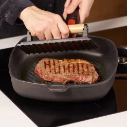 Gusseiserne Fleischpresse In Schwarz -Küchenbedarf Geschäft echtwerk gusseiserne fleischpresse in schwarz 4