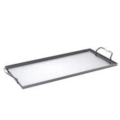 Grillwanne Edelstahl In Silber - 39,5x19cm -Küchenbedarf Geschäft gaumenkick grillwanne edelstahl in silber 39 5x19cm 1