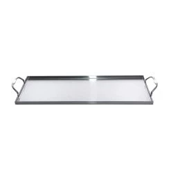 Grillwanne Edelstahl In Silber - 39,5x19cm -Küchenbedarf Geschäft gaumenkick grillwanne edelstahl in silber 39 5x19cm 2