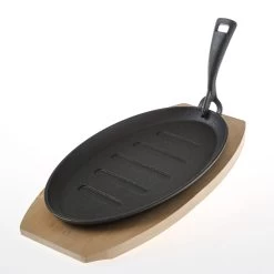 Servierpfanne Gusseisen In Schwarz - L: 27cm