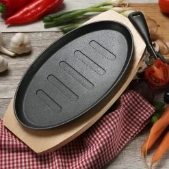 Servierpfanne Gusseisen In Schwarz - L: 27cm -Küchenbedarf Geschäft gaumenkick servierpfanne gusseisen in schwarz l 27cm 6