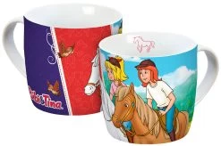 Tasse Bibi & Tina Mit Pferden In Bunt - 250 Ml