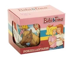 Tasse Bibi & Tina Mit Pferden In Bunt - 250 Ml -Küchenbedarf Geschäft geda labels tasse bibi and tina mit pferden in bunt 250 ml 3