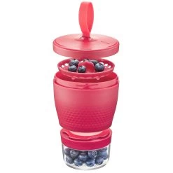 GEFU Snack Box FOODIE, 570 Ml Und 185 Ml In Himbeerrot -Küchenbedarf Geschäft gefu snack box foodie 570 ml und 185 ml in himbeerrot 2