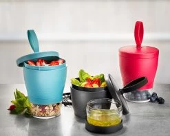 GEFU Snack Box FOODIE, 570 Ml Und 185 Ml In Himbeerrot -Küchenbedarf Geschäft gefu snack box foodie 570 ml und 185 ml in himbeerrot 4