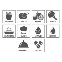 Heißluft Fritteuse Friteuse Fritöse Edelstahl XXL Air Fryer Backofen 12 Liter -Küchenbedarf Geschäft gourmetmaxx heissluft fritteuse friteuse fritose edelstahl xxl air fryer backofen 12 liter 2