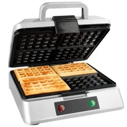 Waffeleisen "Belgische Waffeln" In Silber
