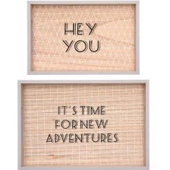 Holztabletts In Weiß