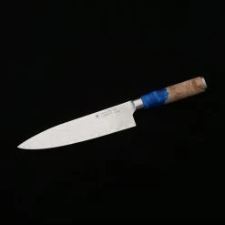 Katahiro Zen 8” Kochmesser, VG-10 Damast Stahl, Ahorn/Acrylharz Griff -Küchenbedarf Geschäft izumi ichiago katahiro zen 8 kochmesser vg 10 damast stahl ahorn acrylharz griff 1