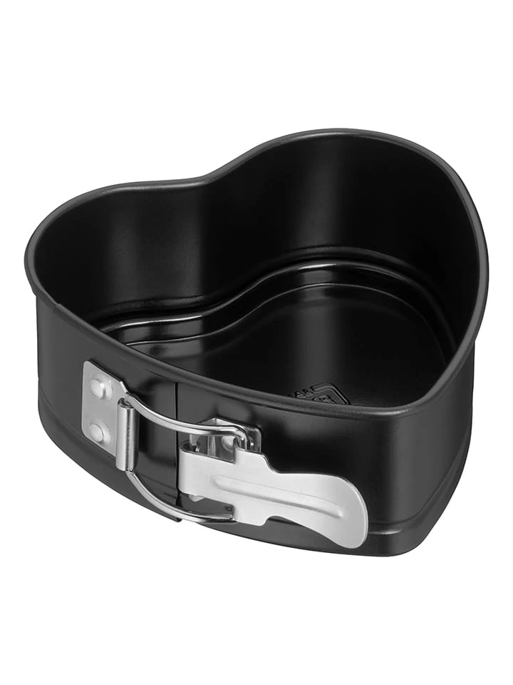 Kaiser Herzkuchen-Springform In Schwarz - (B)14 X (H)5 X (T)11 Cm 4 Kaiser Herzkuchen-Springform In Schwarz - (B)14 X (H)5 X (T)11 Cm – Bild 2