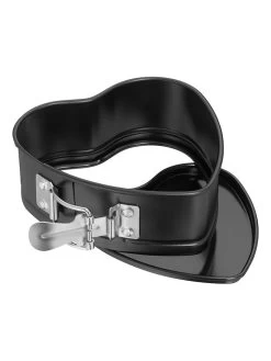 Kaiser Herzkuchen-Springform In Schwarz - (B)14 X (H)5 X (T)11 Cm