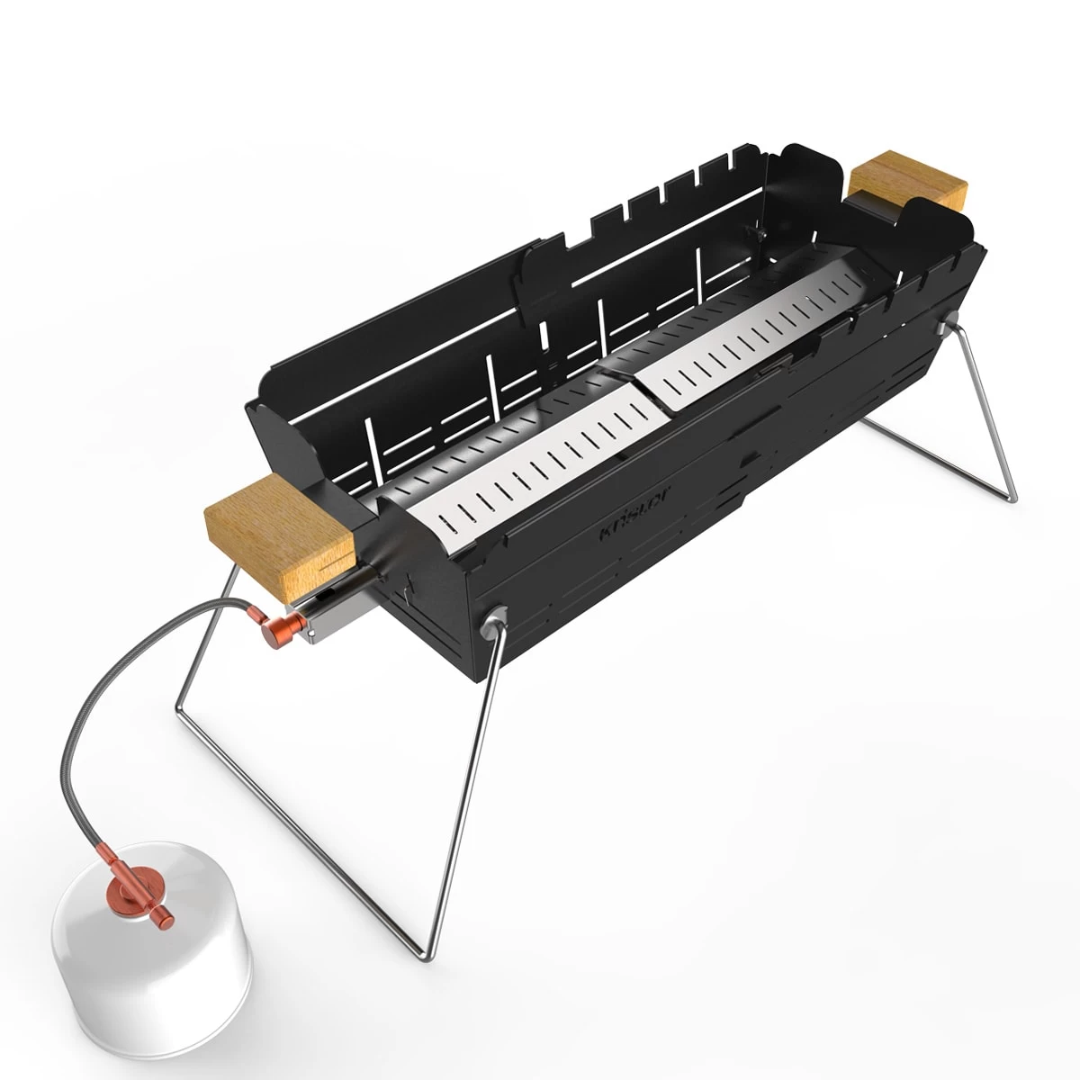 Knister Gasgrill Mit 6-in-1 Klappwerkzeug 7 Knister Gasgrill Mit 6-in-1 Klappwerkzeug – Bild 5