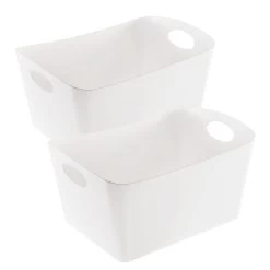 Koziol BOXXX L - Aufbewahrungsbox 15l Set In Recycled White