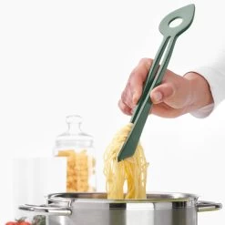 Koziol CHEF² * - Kochlöffelzange In Eucalyptus Green -Küchenbedarf Geschäft koziol chef2 kochloffelzange in eucalyptus green 2