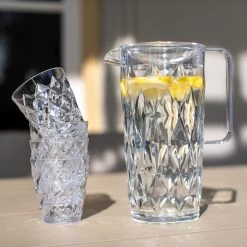 Koziol CRYSTAL - Kanne 1,6l Mit 4 Becher 250ml In Crystal Clear -Küchenbedarf Geschäft koziol crystal kanne 1 6l mit 4 becher 250ml in crystal clear 4