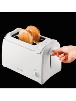 Krups Toaster "Pro Aroma" In Weiß -Küchenbedarf Geschäft krups toaster pro aroma in weiss 3