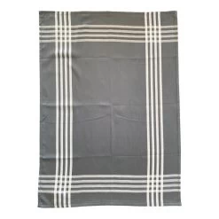 4er-Set Geschirrtuch "Streifen" In Grau - (L)70 X (B)50 Cm 13 4er-Set Geschirrtuch "Streifen" In Grau - (L)70 X (B)50 Cm -Küchenbedarf Geschäft le comptoir de la plage 4er set geschirrtuch streifen in grau l 70 x b 50 cm 2