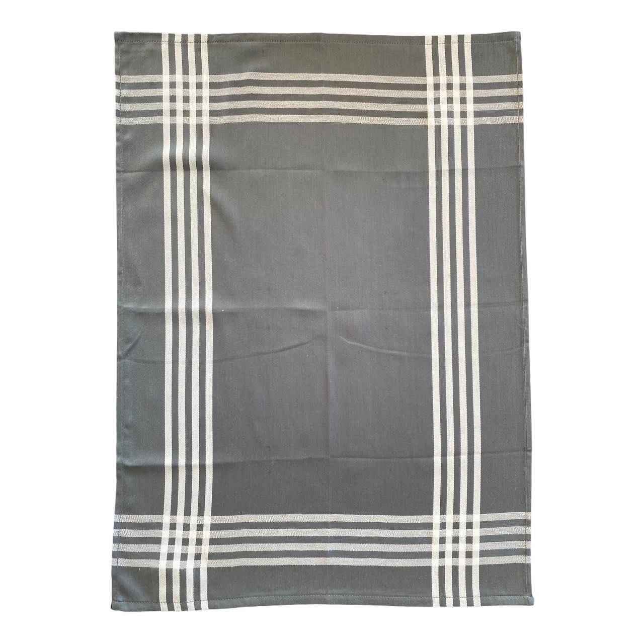 4er-Set Geschirrtuch "Streifen" In Grau - (L)70 X (B)50 Cm 5 4er-Set Geschirrtuch "Streifen" In Grau - (L)70 X (B)50 Cm – Bild 3