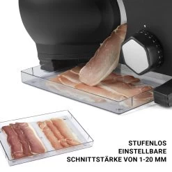 Allesschneider Brotschneidemaschine Wurstschneider Fleischschneider Schwarz 13 Allesschneider Brotschneidemaschine Wurstschneider Fleischschneider Schwarz -Küchenbedarf Geschäft maxxme allesschneider brotschneidemaschine wurstschneider fleischschneider schwarz 4