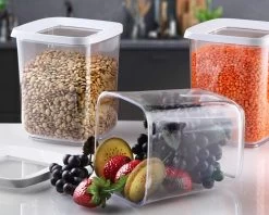 3x 350ml Vorratsbehälter In Transparent