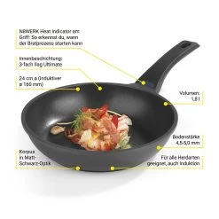 Aluguss-Pfanne In Schwarz -Küchenbedarf Geschäft n8werk aluguss pfanne in schwarz 2