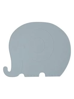 Platzdecke "Henry Elephant" In Hellblau - (L)41 X (B)33 Cm