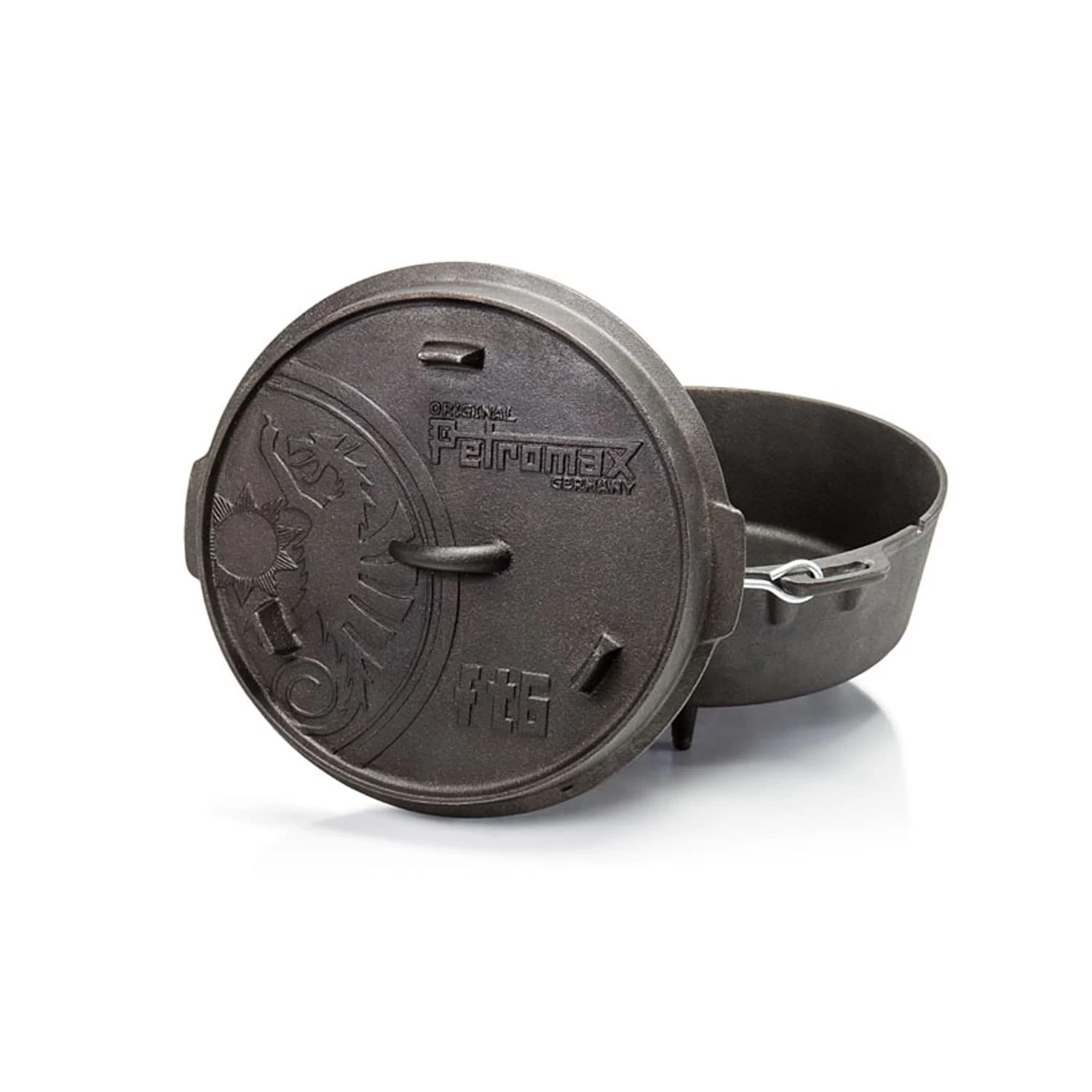 Petromax Feuertopf Gusseisen Ft6 In Schwarz - 5,5 Liter 5 Petromax Feuertopf Gusseisen Ft6 In Schwarz - 5,5 Liter – Bild 3