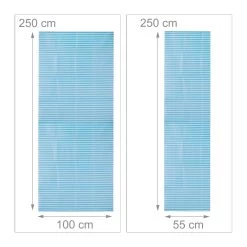 24x Bierzeltgarnitur Auflage In Weiß/ Blau -Küchenbedarf Geschäft relaxdays 24x bierzeltgarnitur auflage in weiss blau 3