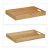 2er Set Serviertablett In Natur - (B)45 X (T)42 Cm 1 2er Set Serviertablett In Natur - (B)45 X (T)42 Cm -Küchenbedarf Geschäft relaxdays 2er set serviertablett in natur b 45 x t 42 cm