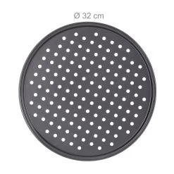 2x Pizzablech In Grau ? 32 Cm 12 2x Pizzablech In Grau ? 32 Cm -Küchenbedarf Geschäft relaxdays 2x pizzablech in grau 32 cm 3