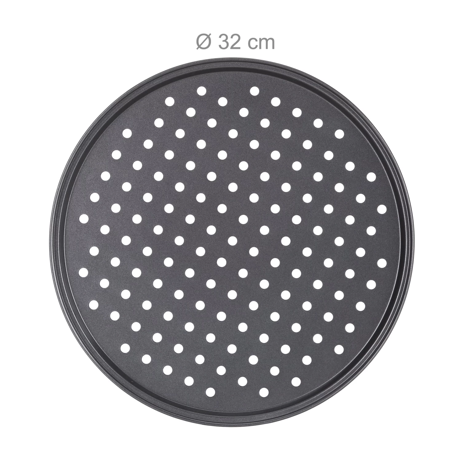 2x Pizzablech In Grau ? 32 Cm 6 2x Pizzablech In Grau ? 32 Cm – Bild 4