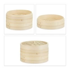 Bambusdämpfer In Natur - Ø 24 Cm