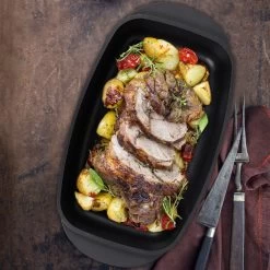 Bräter In Schwarz -Küchenbedarf Geschäft relaxdays brater in schwarz 4